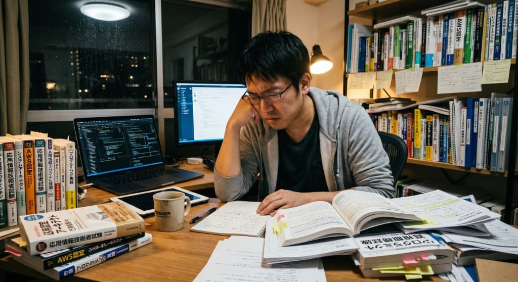 Before：技術の限界に悩む日々のイメージ